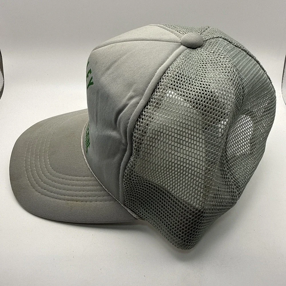 Vintage Hurley Engineering Grey Trucker Hat SnapBack
